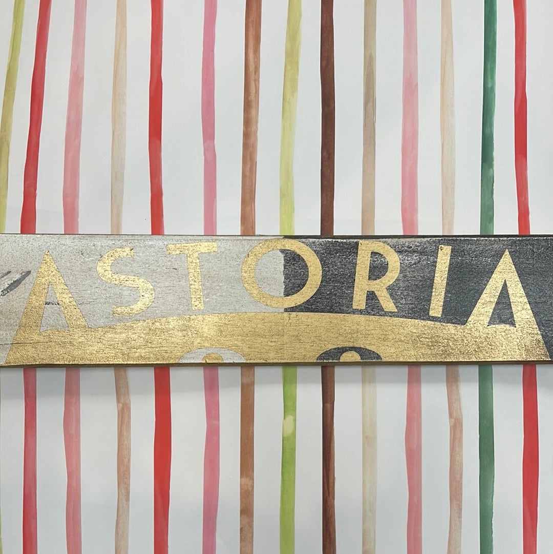 Astoria Wooden Sign