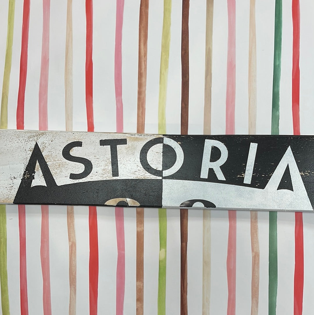 Astoria Wooden Sign